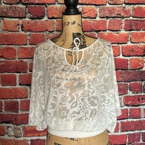 Burnt Out tie top🤍✨✨